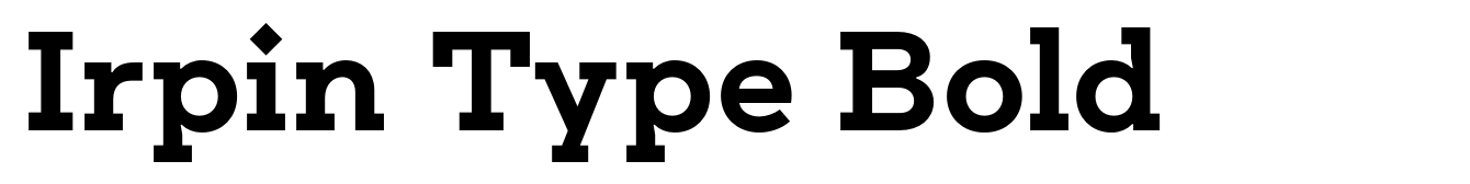 Irpin Type Bold